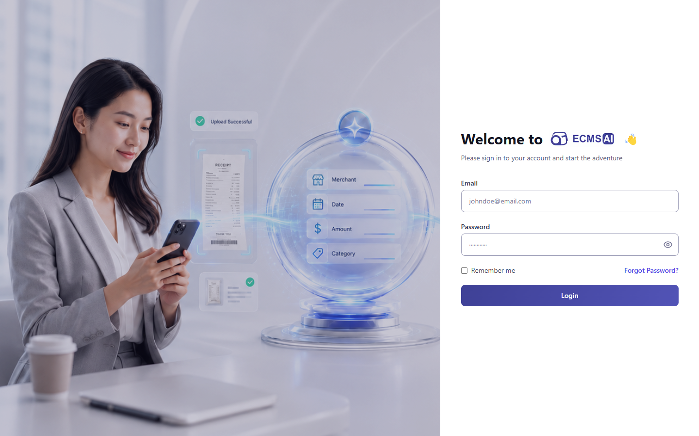 Sign-in page